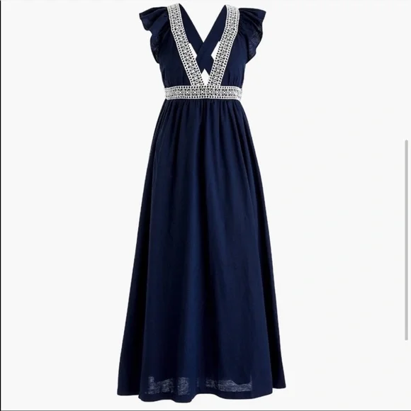 J. Crew | Dresses | J Crew Ruffle Deep Vneck Blue Beach Maxi Dress Size Medium | Poshmark J. Crew | Dresses | J Crew Ruffle Deep Vneck Blue Beach Maxi Dress Size Medium | Poshmark